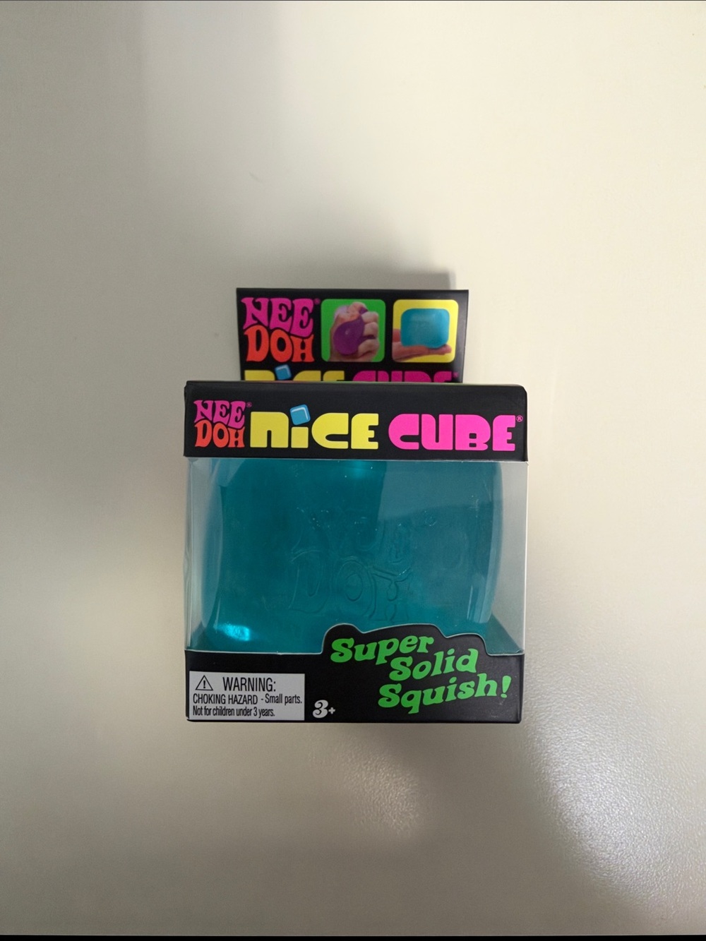 needoh nice cube blue squish
